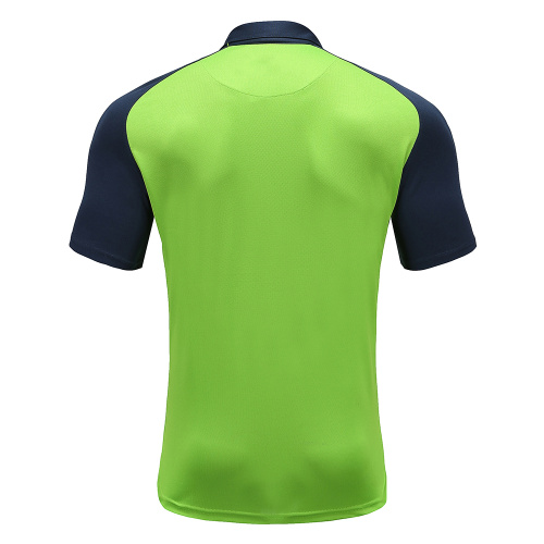 Mens Dry Fit Rugby Wear Polo Shirt Green