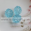 Factory Price Turquoise Color Plastic Crystal Berry Beads 12x14MM