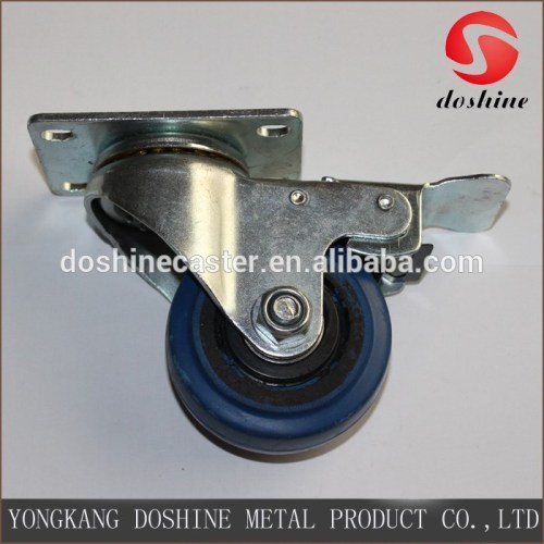 Factory supply 4 inch rigid fixed and swivel with brake caster wheel wholesale price