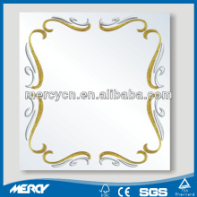 Yellow Frame Silver Mirror 4 mm Yellow Frame Silver Mirror