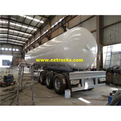 25MT 3 Axle Used Propane Tank Trailers