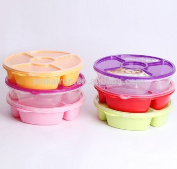 Segment Candy Plate, Divided Candy Container,Customized Color Candy Container