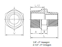Lost Wax Precision Casting reducing-nipple Pipe Fittings