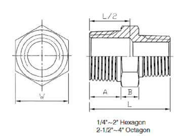 Lost Wax Precision Casting reducing-nipple Pipe Fittings