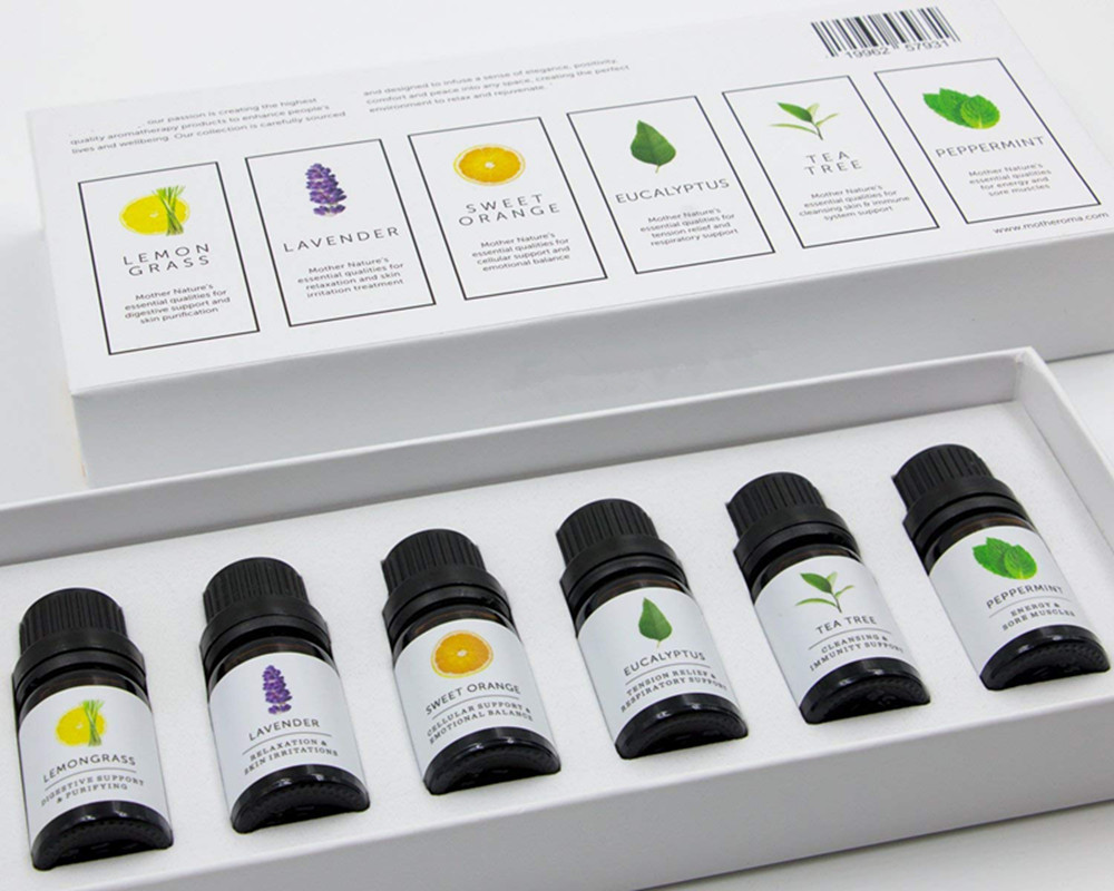 OEM Private label pure aromatherapy essential oil set