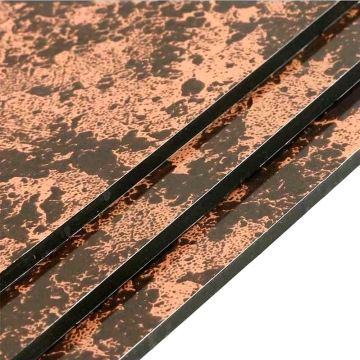 Le marbre imite la feuille de panneau composite en aluminium de surface