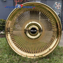 Forgiato 26-Inch Forged Chrome Gold Wire Wheels Rims