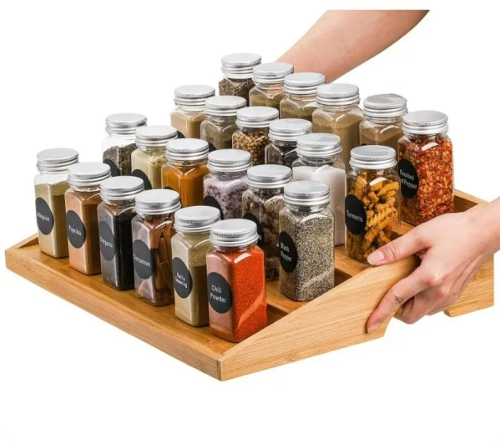 Glass Spice Jar Kitchen Household Storage Jar