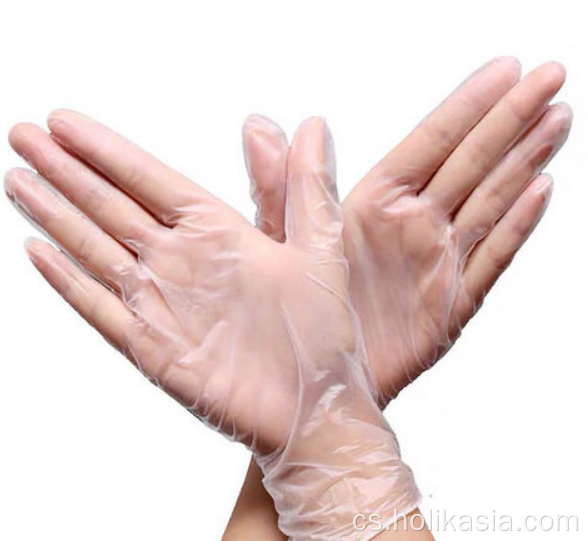 Vinyl PVC jednorázové rukavice