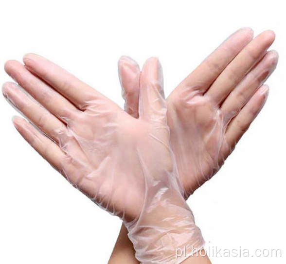 Winylowe rękawiczki jednorazowe PVC