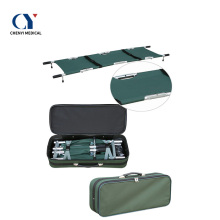 Aluminum foldable stretcher for army