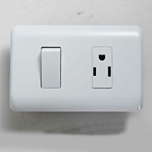 US Standard ABS Copper Contact Modular Switch Panel Wall Switch