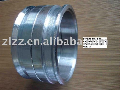 Concrete pump pipe flange