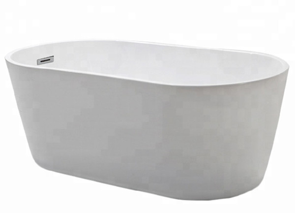 Free Standing Tubes White Freestanding Bathtub 1600mm