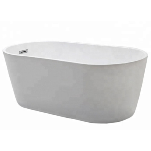 Weiße freistehende Badewanne 1600mm