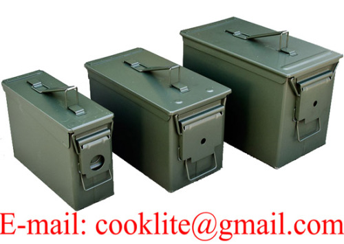 Mil-Spec Ammo Can 3-Can Combo Pack Steel Ammunition Storage Box