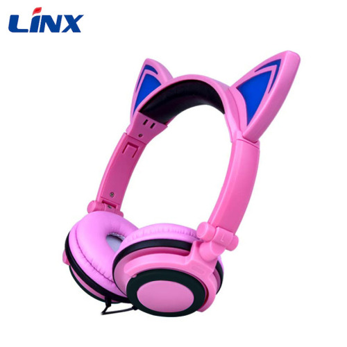 2019 popular high Quality cat ear headphones earphones