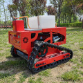 Crawler remote control robot mesin pemotong rumput