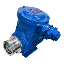 Metering gear pumps for flammable and explosive places