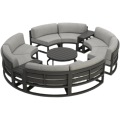 Courtyard Garden Simple Balcon Round Round Outdoor Canapa