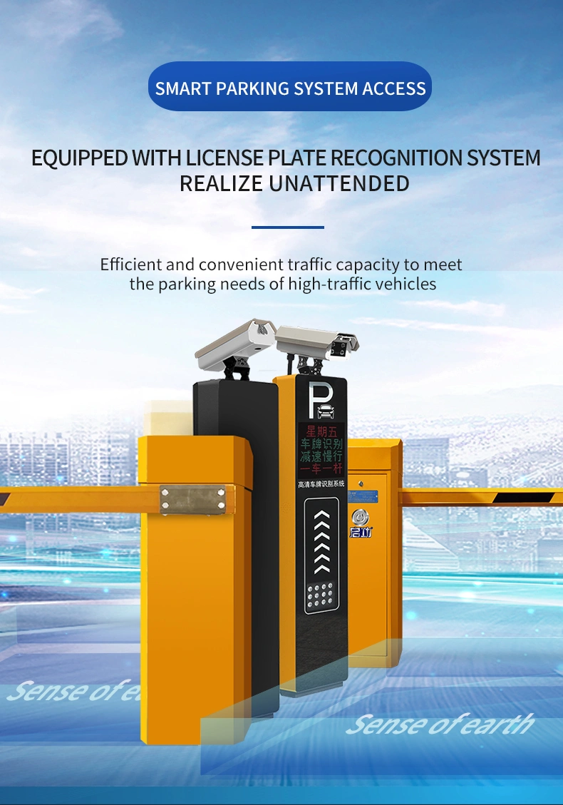 High Speed Automatic Traffic Barrier with Car License Recognition System for Safety Protection