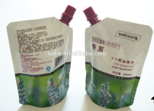 liquid shampoo bag with spout