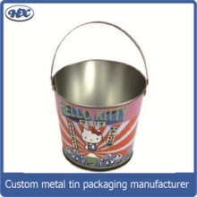 Garden toy mini tin bucket for toy