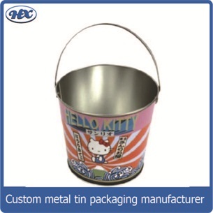 Garden toy mini tin bucket for toy