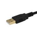 Gold-Plated USB-A Male to USB-B 0 Cable
