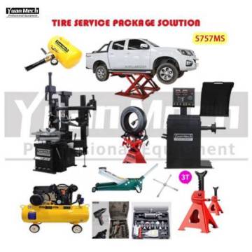 อายุการใช้งานอายุการใช้งานยางยาว Changer Wheel Balancer Combo