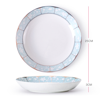 Superior Quality Design Plates Diner Turkey Porcelain Plate