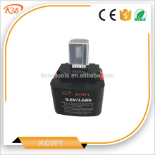 KOWY 9.6V 3600mAH small rechargeable NI-MH battery