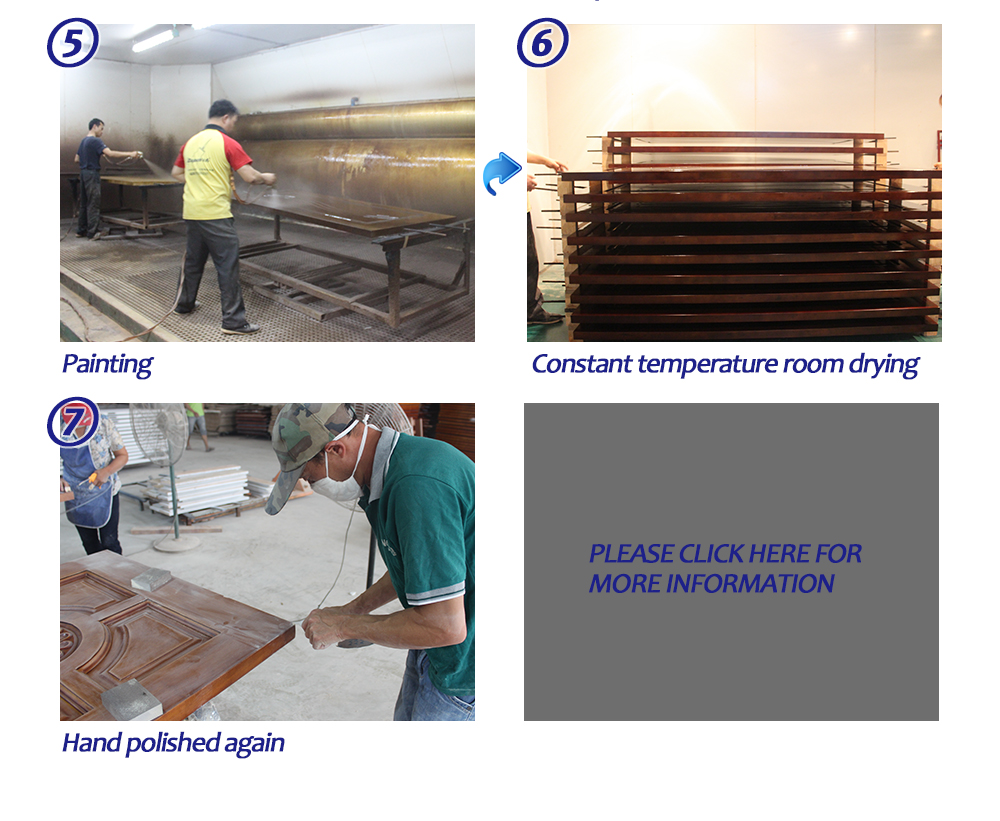 Latest Design Modern plain Solid Wood main Door solid oak wood door models entrance door