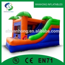 Beautiful child slide bouncer inflatable combo house/ Inflatable tunnel inflatable combo/inflatable bouncer