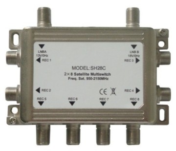 High-efficiency Dish Network Equipment Sat Tv 2x8 Multiswitch?