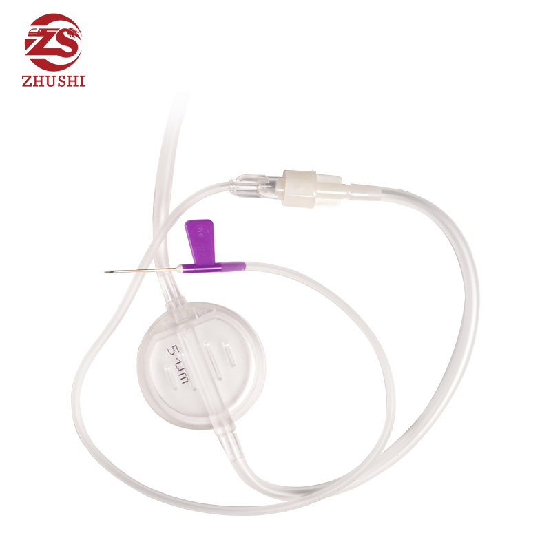 Disposable precision infusion set with needle