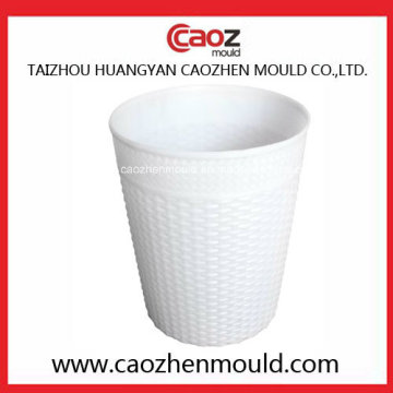 Plastic Rattan Waste Bin/Garbage/Trash Bin Mould