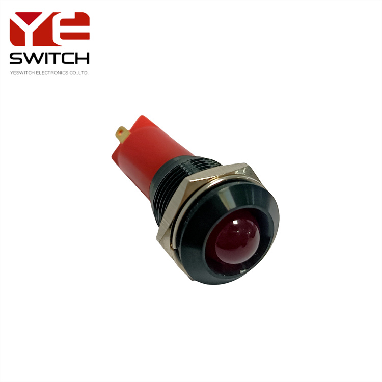 Yeswitch 16mm مؤشر أحمر مقاوم للماء