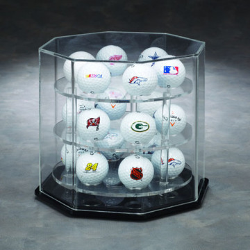 Golf Ball Acrylic Display Case, Acrylic Box for Golf Ball