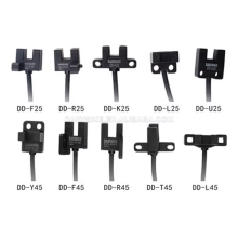 Small Micro Slot Optical Sensor with Infrared LED - NPN/PNP Normally Open/Closed with Lead Wire