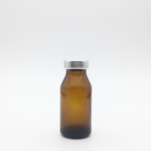 8ml Amber Sterile Serumfläschchen Silvery Cap