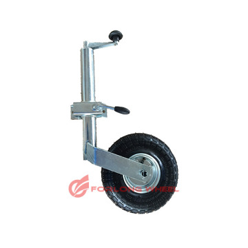 FORLONG 150kg Pneumatic Tyre & Metal Rim Trailer Jackey Wheel FL48-150B