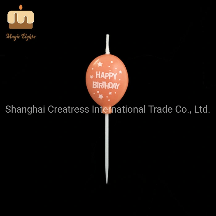 Chinese Smokeless Fancy Balloon Shape Birthday Candle UK