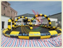 Rui Lin factory price inflatable race track for zorb ball race