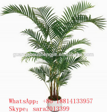 Artificial bamboo palm tree , potted lady palm artificial ,foliage plants ornament