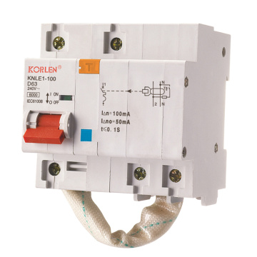 सुरक्षा स्विच 240V-415V पृथ्वी रिसाव सर्किट ब्रेकर