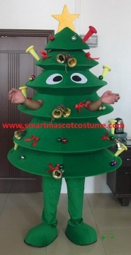 Christmas tree mascot costume