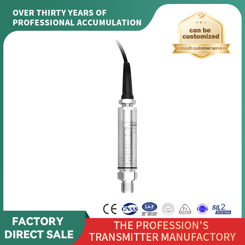 Transmițător de presiune ignifug cu ieșire cu o precizie de 0,5%.