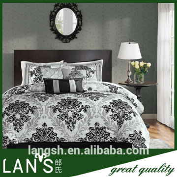 King size handmade continental polyester satin quilts