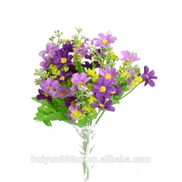 Factory handmade artificial silk flower wholesale artificial chrysanthemum bush flower